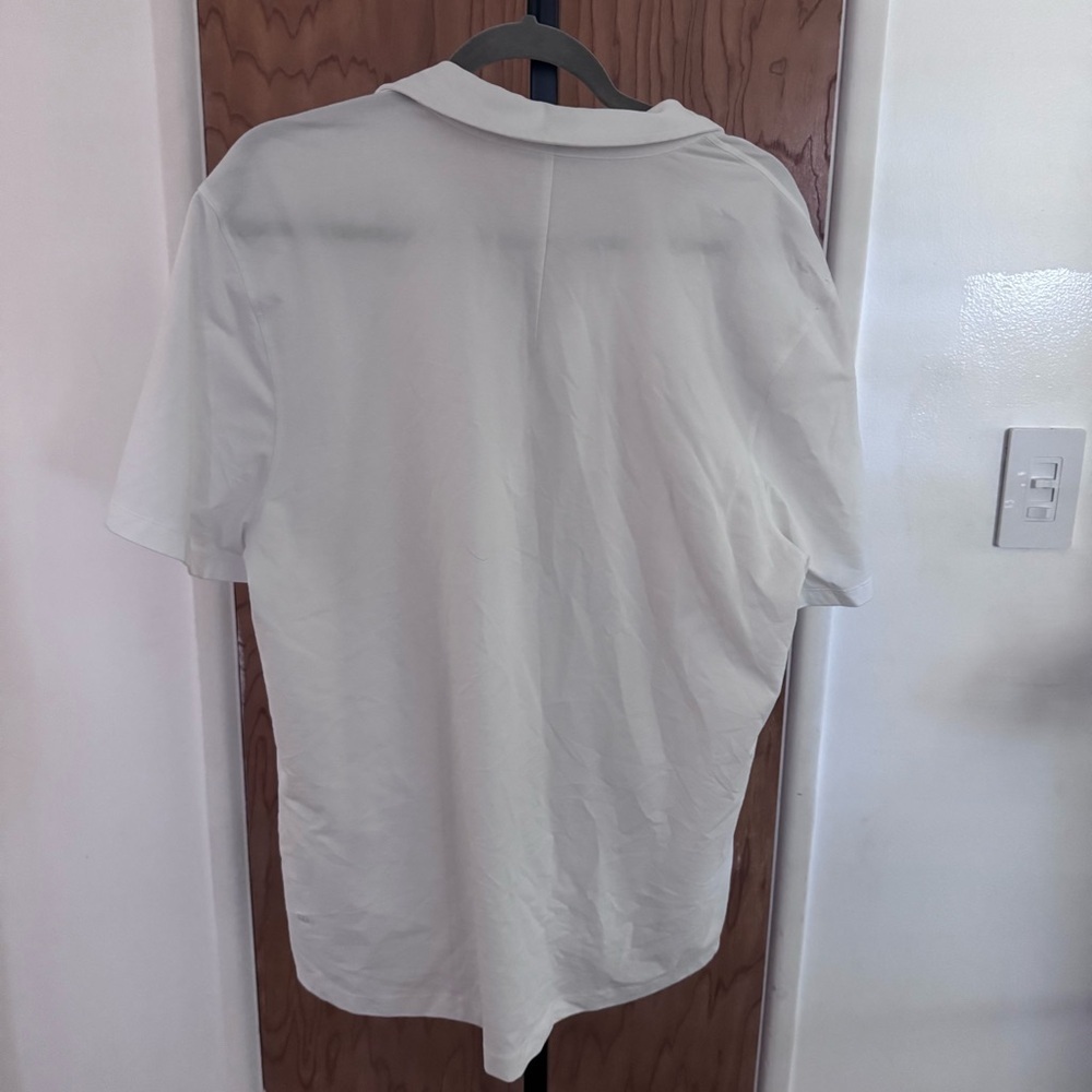 Lululemon Men's White Short-Sleeve Shirt XL
